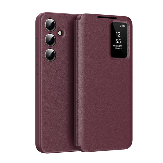 Funda para Samsung Galaxy A16 5G A166 / A16 4G A165, Techsuit, SmartView, Roja