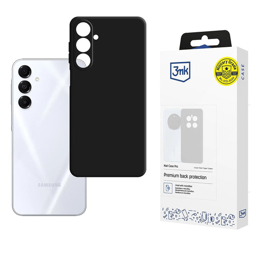 Funda para Samsung Galaxy A17 4G / A17 5G, 3MK, Pro, Negra Mate