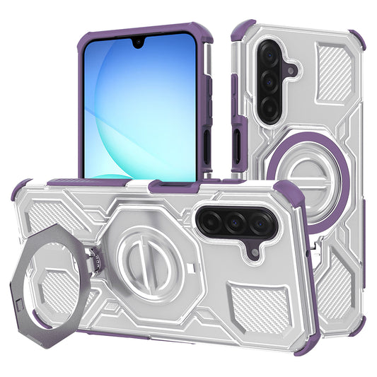 Funda para Samsung Galaxy A17 4G / A17 5G, Techsuit, Carbon Shield Pro, Morado