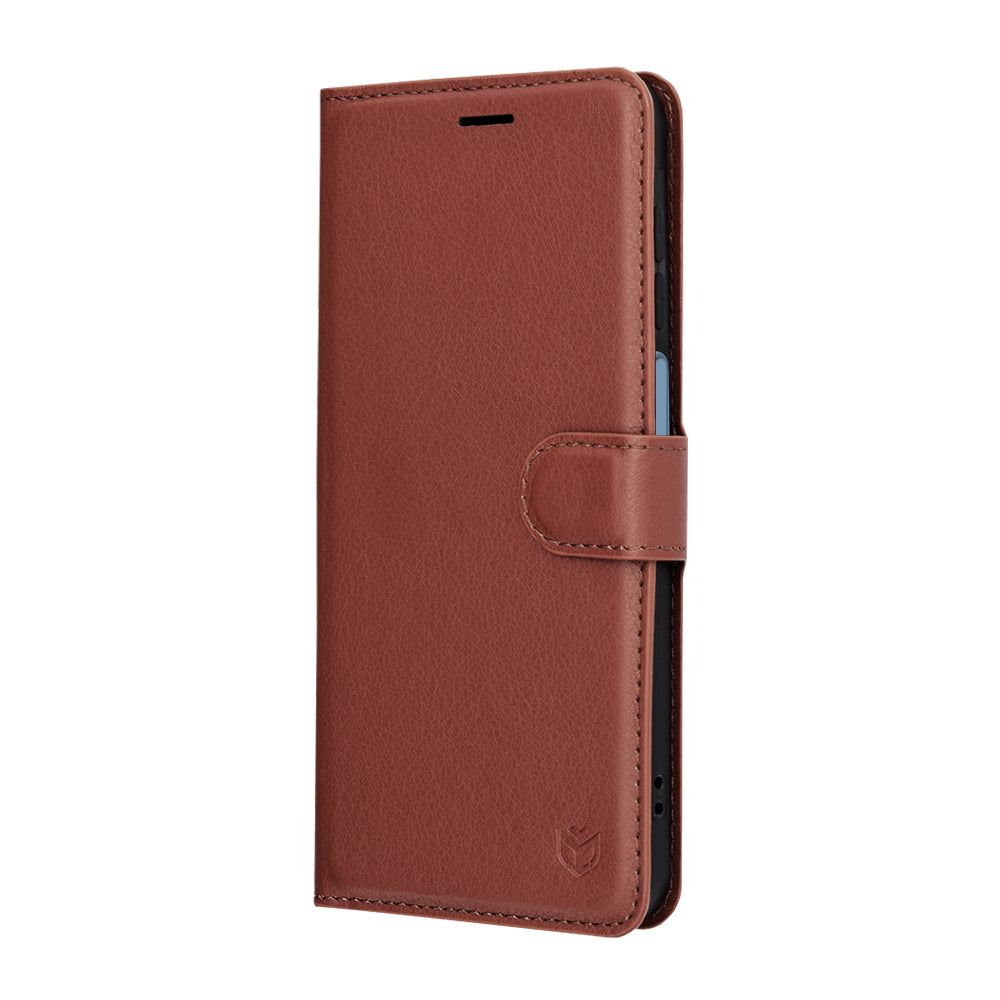 Funda para Samsung Galaxy A17 4G / A17 5G, Techsuit, Leather Folio, Marrón