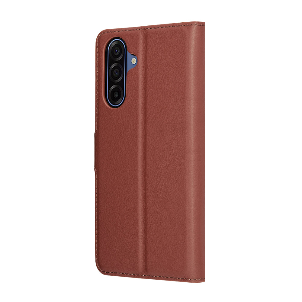Funda para Samsung Galaxy A17 4G / A17 5G, Techsuit, Leather Folio, Marrón