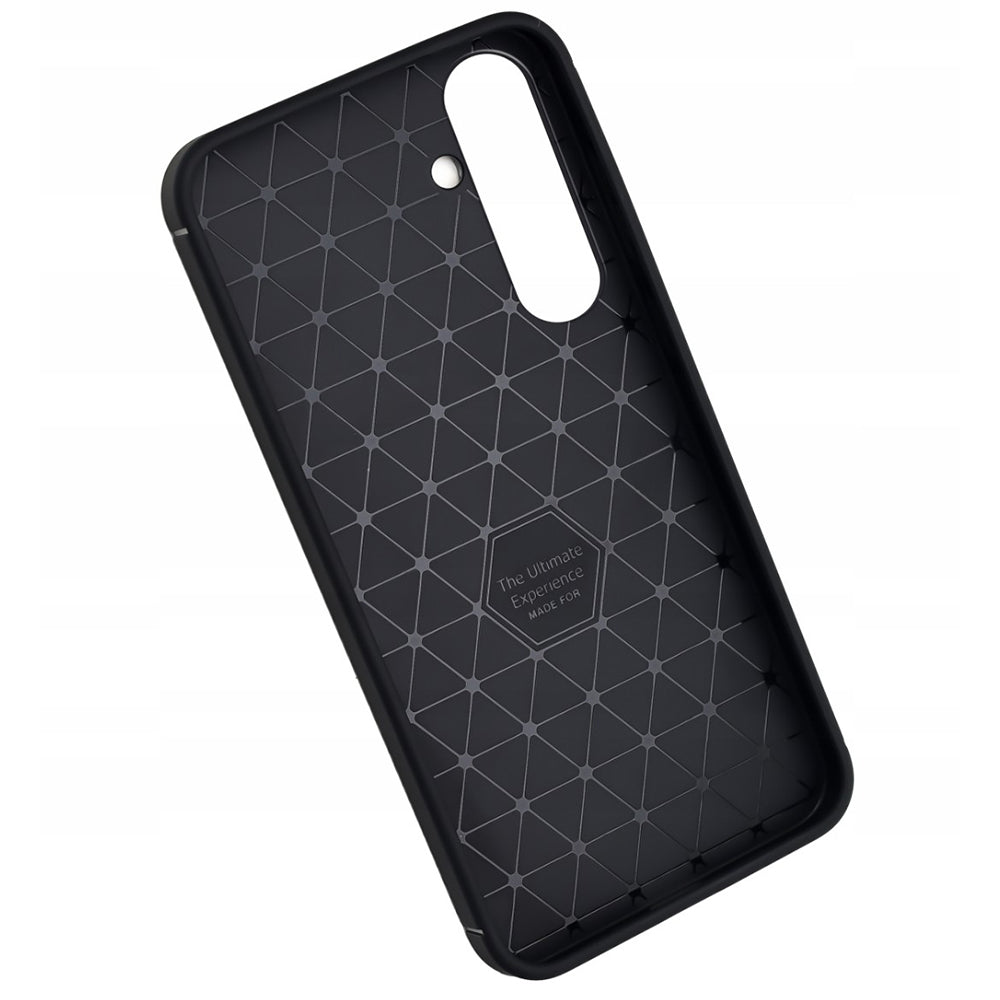 Funda para Samsung Galaxy A17 5G, Techsuit, Fibra de Carbon, Negra