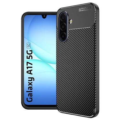 Funda para Samsung Galaxy A17 5G, Techsuit, Fibra de Carbon, Negra
