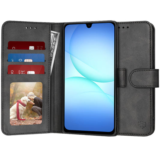 Funda para Samsung Galaxy A17 5G, Techsuit, Diary Book, Negra