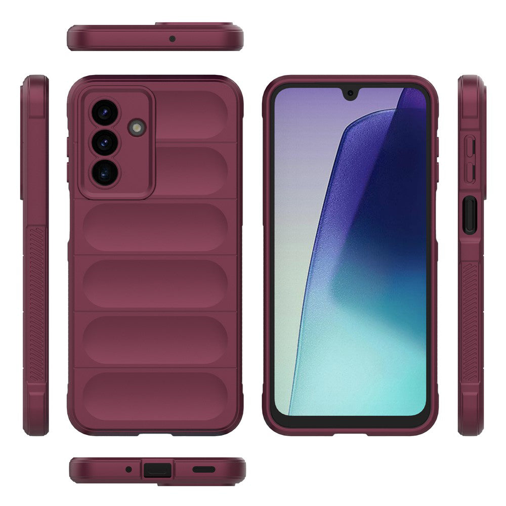 Funda para Samsung Galaxy A17 5G, Techsuit, Magic Shield, Granate