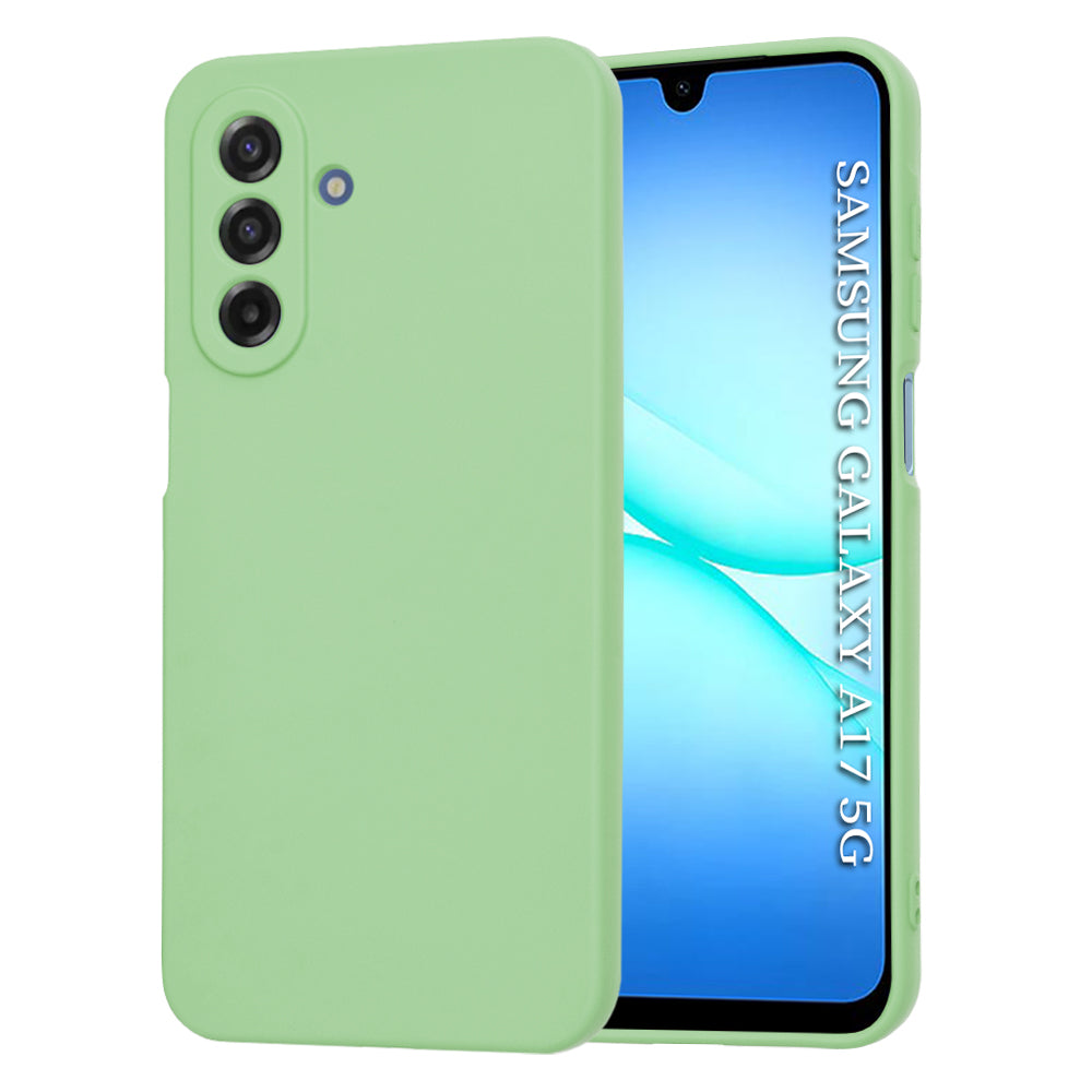 Funda para Samsung Galaxy A17 5G, Techsuit, SoftFlex, Verde Claro