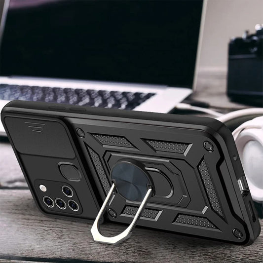 Funda para Samsung Galaxy A21s A217, Techsuit, CamShield, Negra