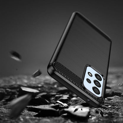 Funda para Samsung Galaxy A23 5G A236 / A23 A235, Techsuit, Carbono, Negra