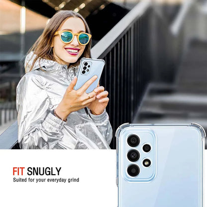 Funda para Samsung Galaxy A23 5G A236 / A23 A235, Techsuit, Transparente a prueba de golpes