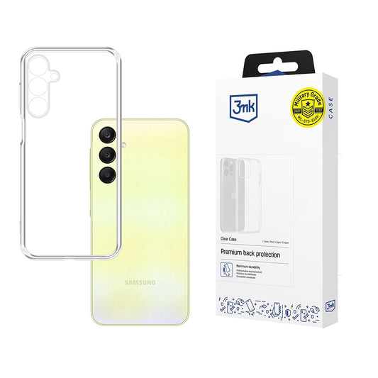 Funda para Samsung Galaxy A25 A256, 3MK, Clear, Transparente
