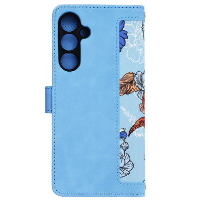 Funda para Samsung Galaxy A25 A256, Techsuit, FlipCraft, Azul