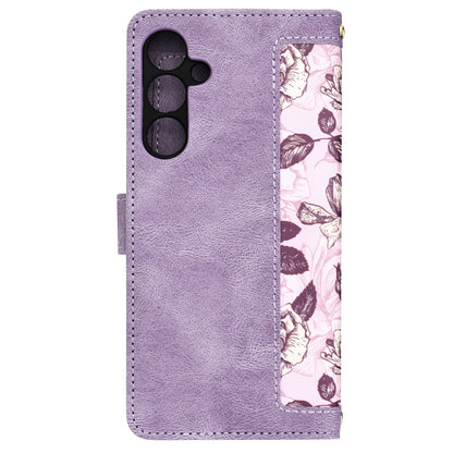 Funda para Samsung Galaxy A25 A256, Techsuit, FlipCraft, Morado