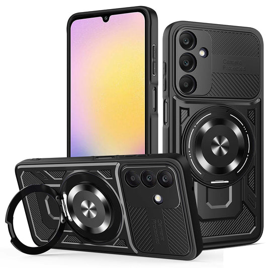 Funda para Samsung Galaxy A25 A256, Techsuit, RuggedCam, Negra