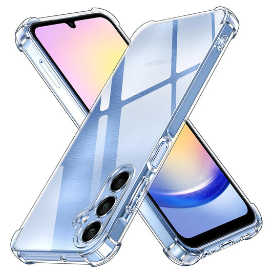 Funda para Samsung Galaxy A25 A256, Techsuit, Antigolpes Transparente, Transparente