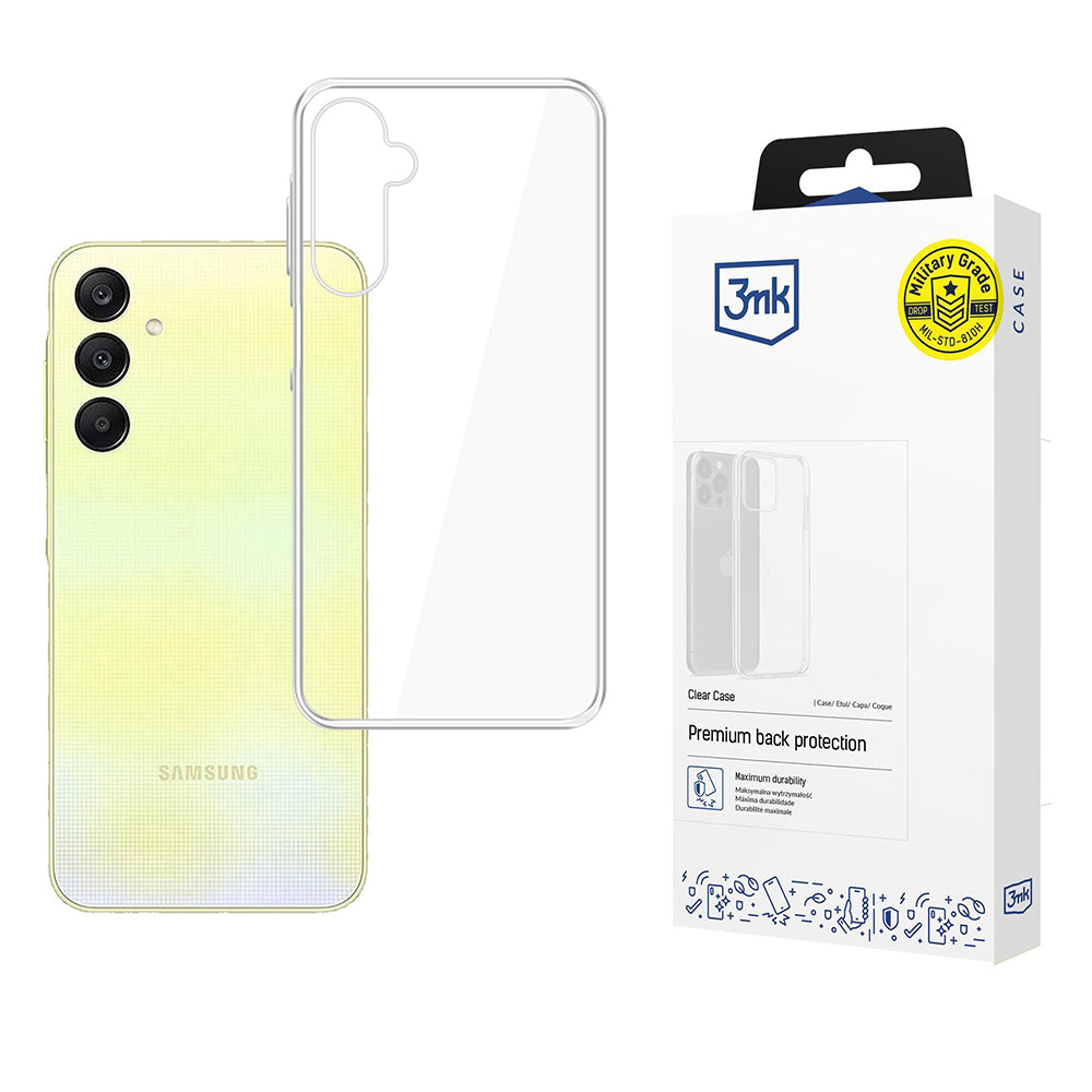Funda para Samsung Galaxy A26 A266, 3MK, Clear, Transparente