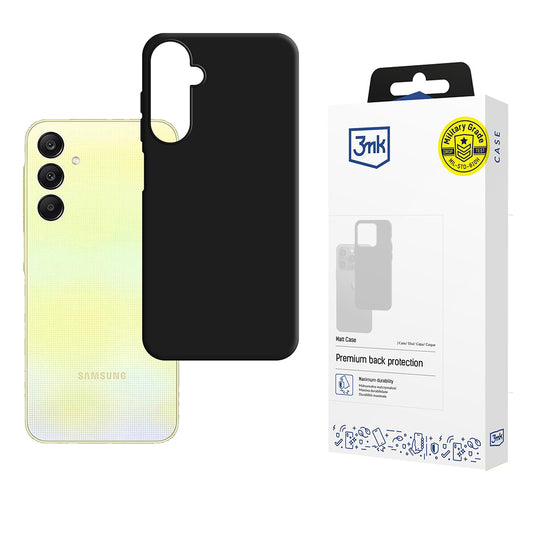 Funda para Samsung Galaxy A26 A266, 3MK, Negra Mate