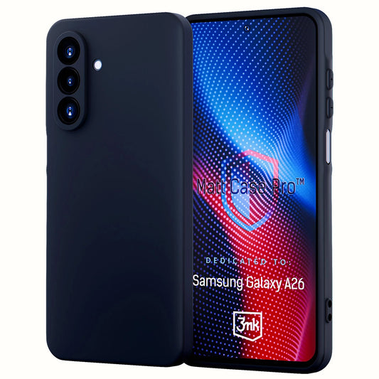 Funda para Samsung Galaxy A26 A266, 3MK, Pro, Negra Mate
