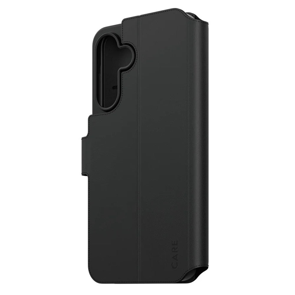 Funda para Samsung Galaxy A26 A266, PanzerGlass, con característica de soporte tipo cartera, Negra
