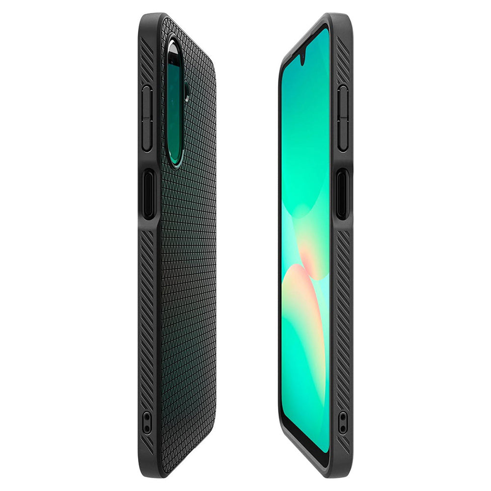 Funda para Samsung Galaxy A26 A266, Spigen, Liquid Air, Negra Mate ACS09290
