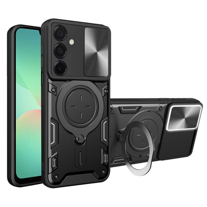 Funda para Samsung Galaxy A26 A266, Techsuit, CamGuard Pro, Negra