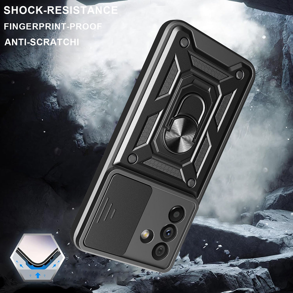 Funda para Samsung Galaxy A26 A266, Techsuit, CamShield, Negra