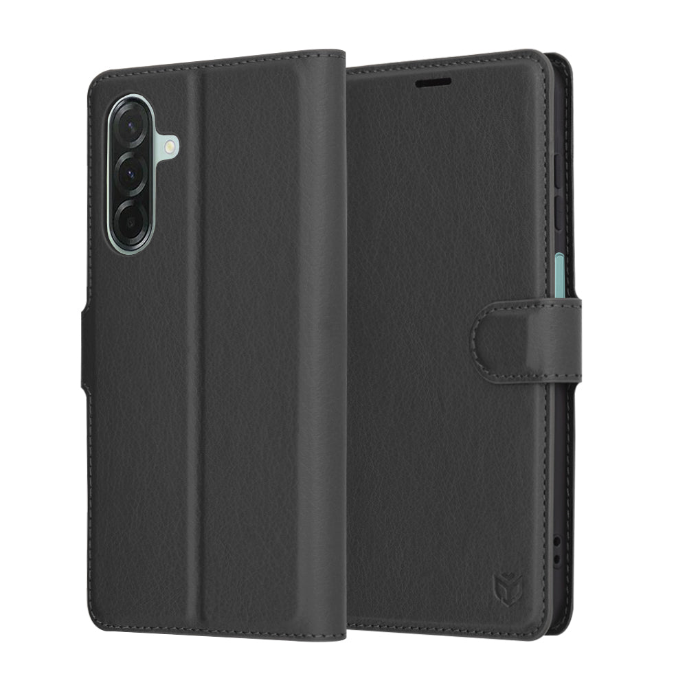 Funda para Samsung Galaxy A26 A266, Techsuit, Leather Folio, Negra