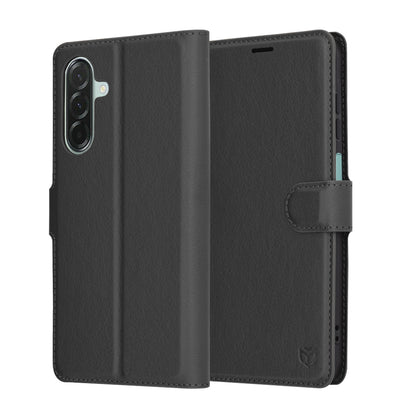 Funda para Samsung Galaxy A26 A266, Techsuit, Leather Folio, Negra