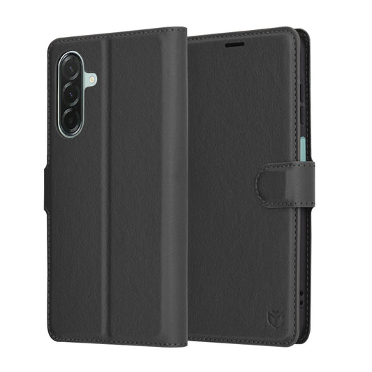 Funda para Samsung Galaxy A26 A266, Techsuit, Leather Folio, Negra