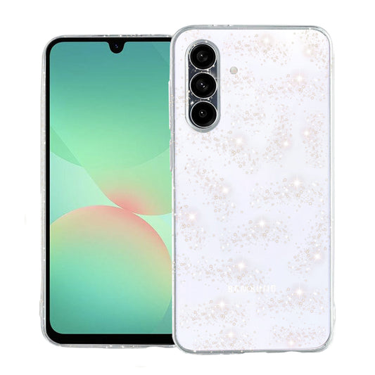 Funda para Samsung Galaxy A26 A266, Techsuit, SparkleSkin, Transparente