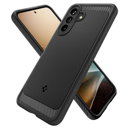 Funda para Samsung Galaxy A27 5G, Spigen, Rugged Armor, Negra ACS11312