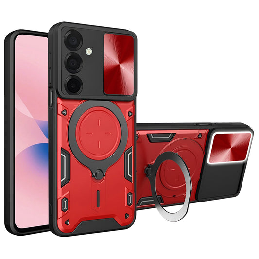 Funda para Samsung Galaxy A27 5G, Techsuit, CamGuard Pro, Roja