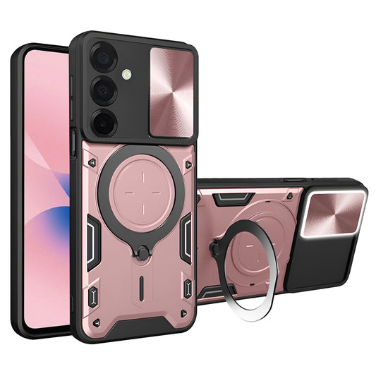 Funda para Samsung Galaxy A27 5G, Techsuit, CamGuard Pro, Rosa Dorado