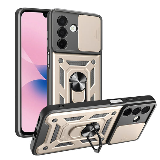 Funda para Samsung Galaxy A27 5G, Techsuit, CamShield, Dorada