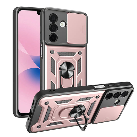Funda para Samsung Galaxy A27 5G, Techsuit, CamShield, Rosa Dorado