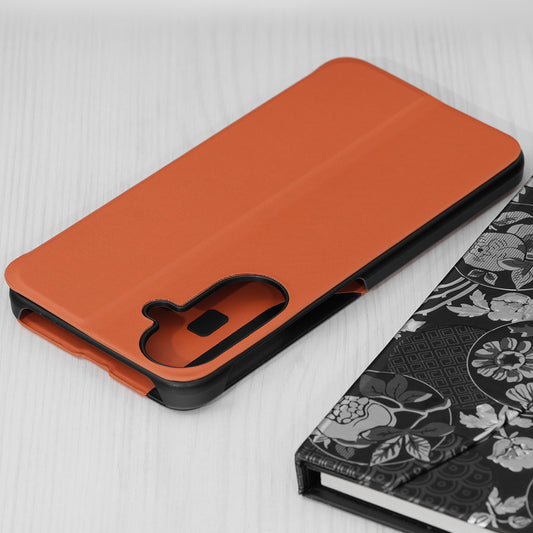 Funda para Samsung Galaxy A27 5G, Techsuit, eFold Nuevo Modelo, Naranja