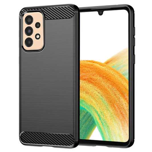 Funda para Samsung Galaxy A33 5G A336, Techsuit, Carbono, Negra