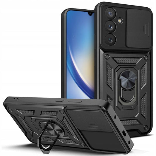 Funda para Samsung Galaxy A34 A346, Techsuit, CamShield, Negra