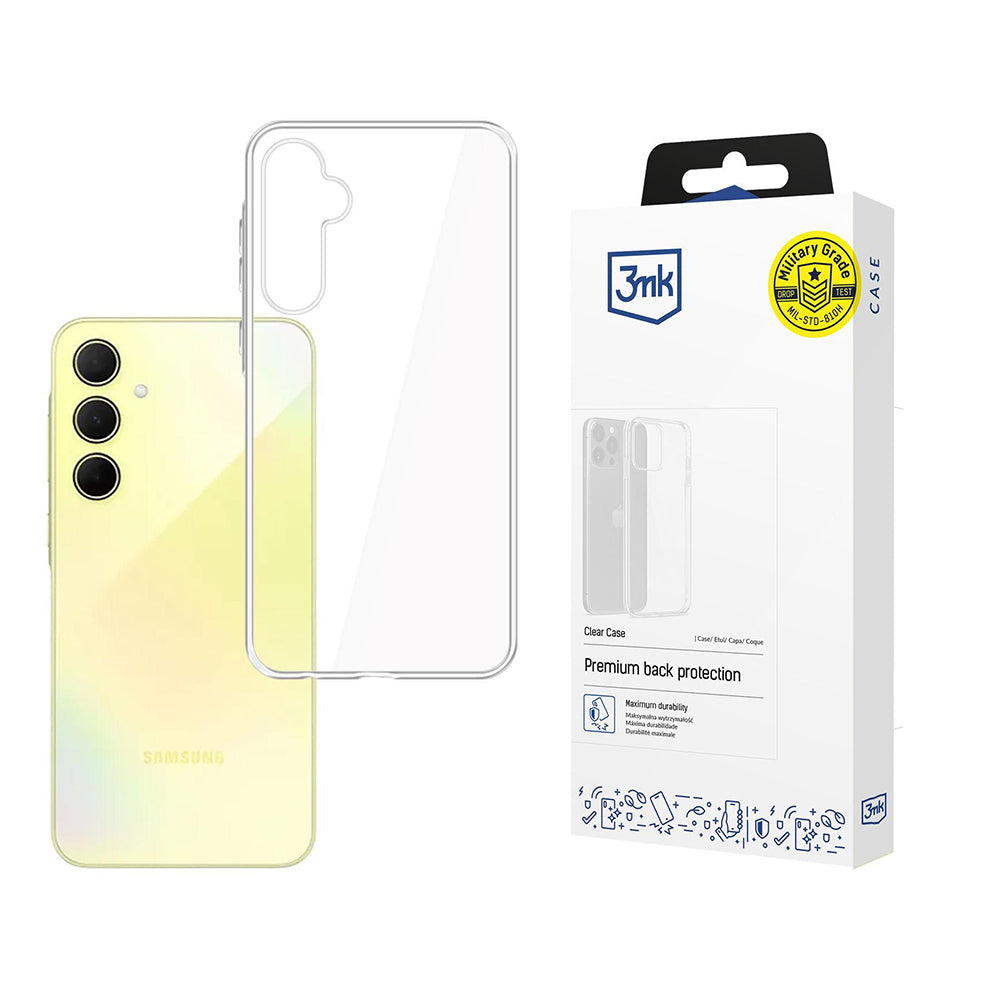 Funda para Samsung Galaxy A35 5G A356, 3MK, Clear, Transparente