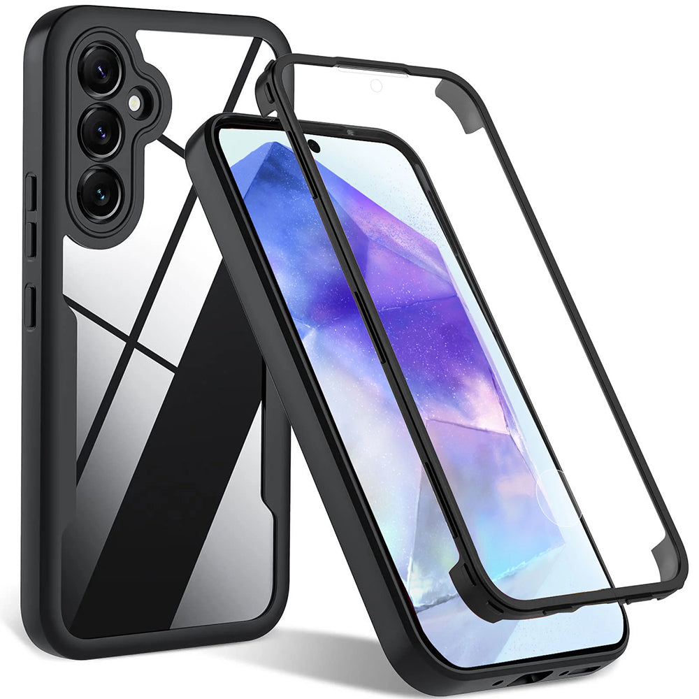 Funda para Samsung Galaxy A35 5G A356, Techsuit, ColorVerse 360, Negra