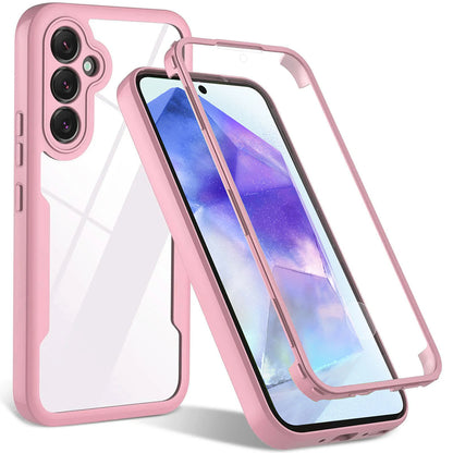 Funda para Samsung Galaxy A35 5G A356, Techsuit, ColorVerse 360, Rosa