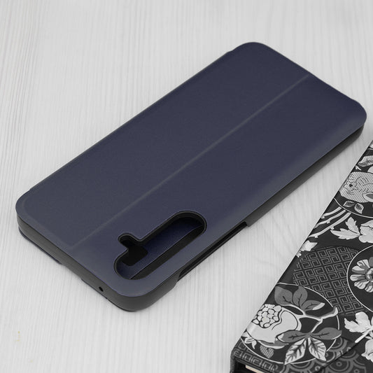 Funda para Samsung Galaxy A35 5G A356, Techsuit, eFold, Azul Oscuro