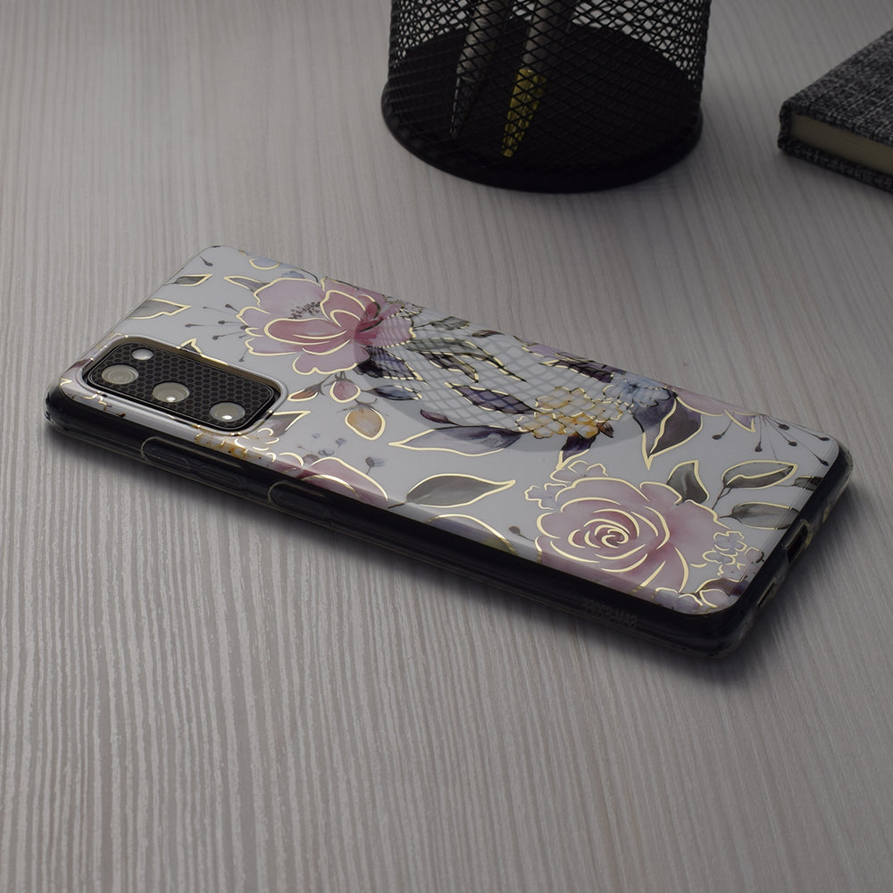 Funda para Samsung Galaxy A35 5G A356, Techsuit, Marble, Blanca