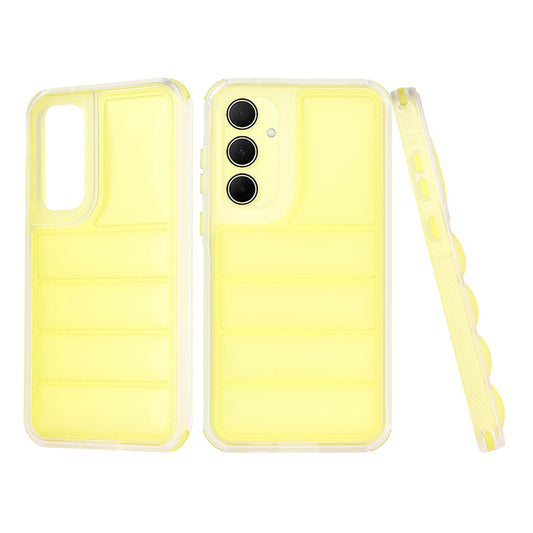 Funda para Samsung Galaxy A35 5G A356, Techsuit, Wave Shield, Amarilla