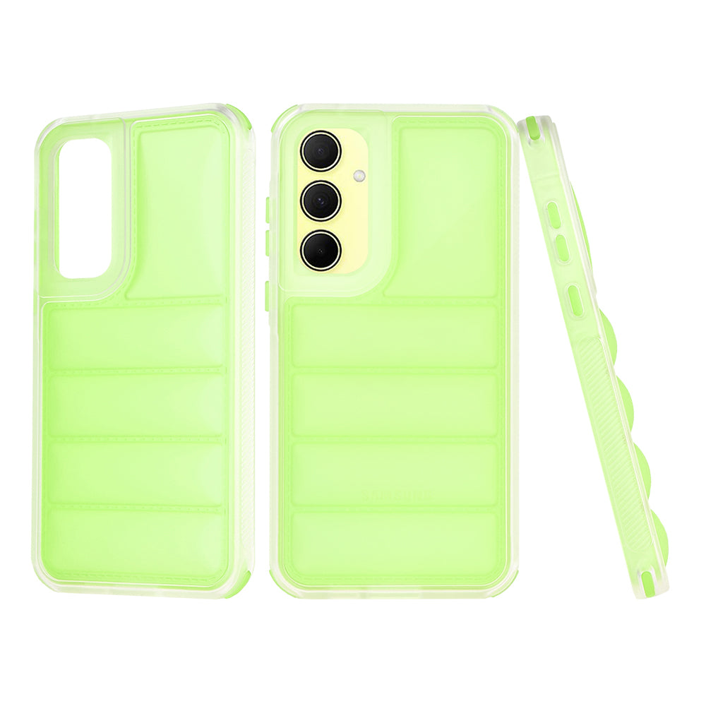 Funda para Samsung Galaxy A35 5G A356, Techsuit, Wave Shield, Verde