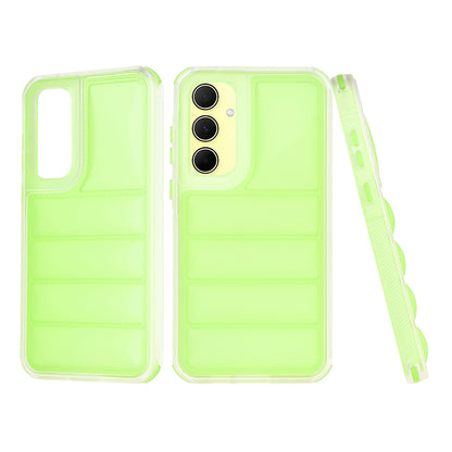 Funda para Samsung Galaxy A35 5G A356, Techsuit, Wave Shield, Verde