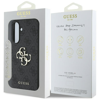 Funda para Samsung Galaxy A36 A366, Guess, 4G Big Logo, Negra