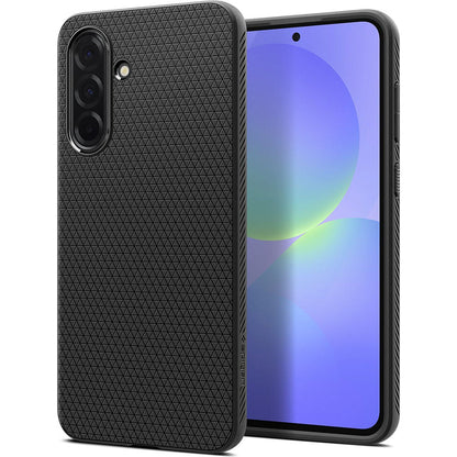 Funda para Samsung Galaxy A36 A366, Spigen, Liquid Air, Negra Mate ACS09199