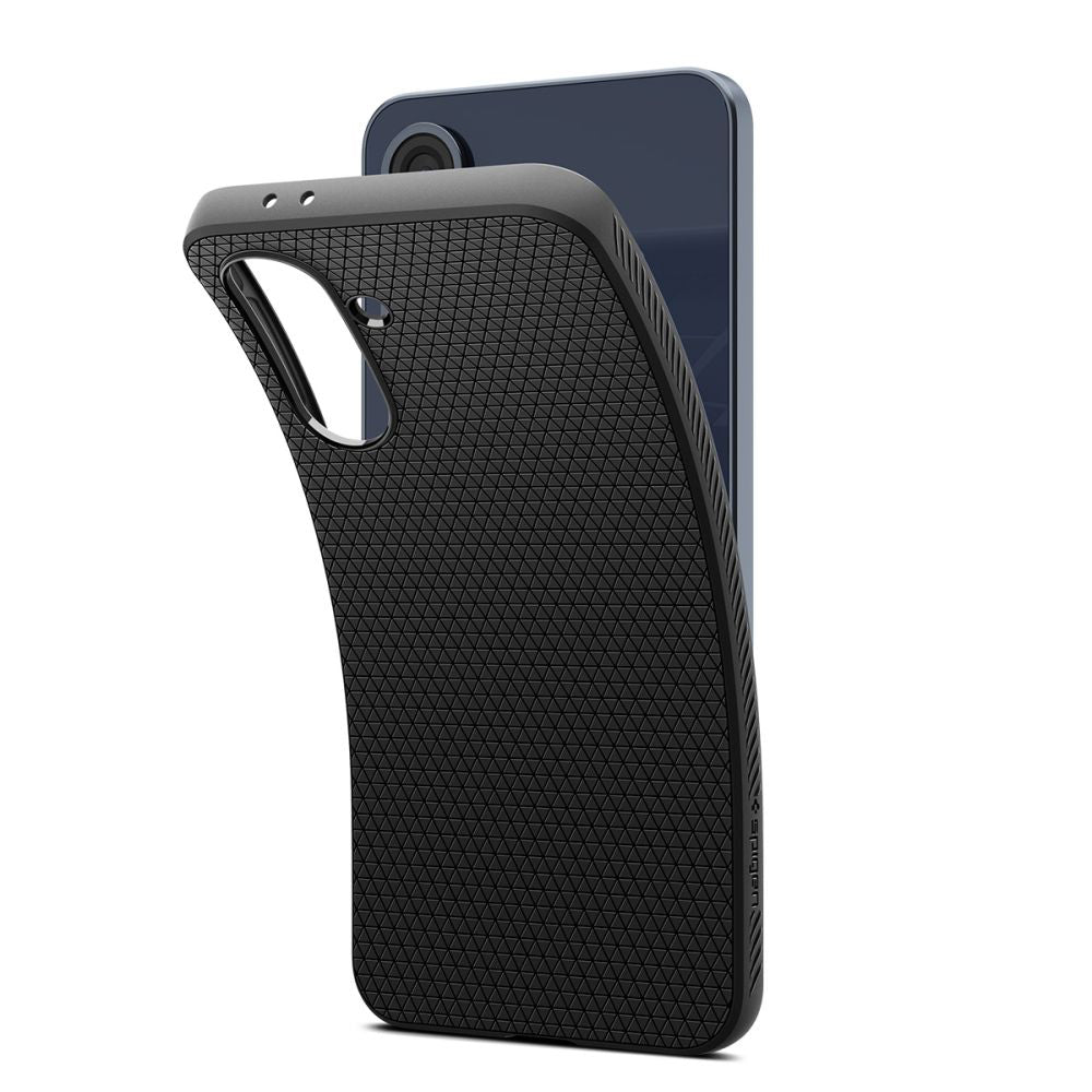Funda para Samsung Galaxy A36 A366, Spigen, Liquid Air, Negra Mate ACS09199