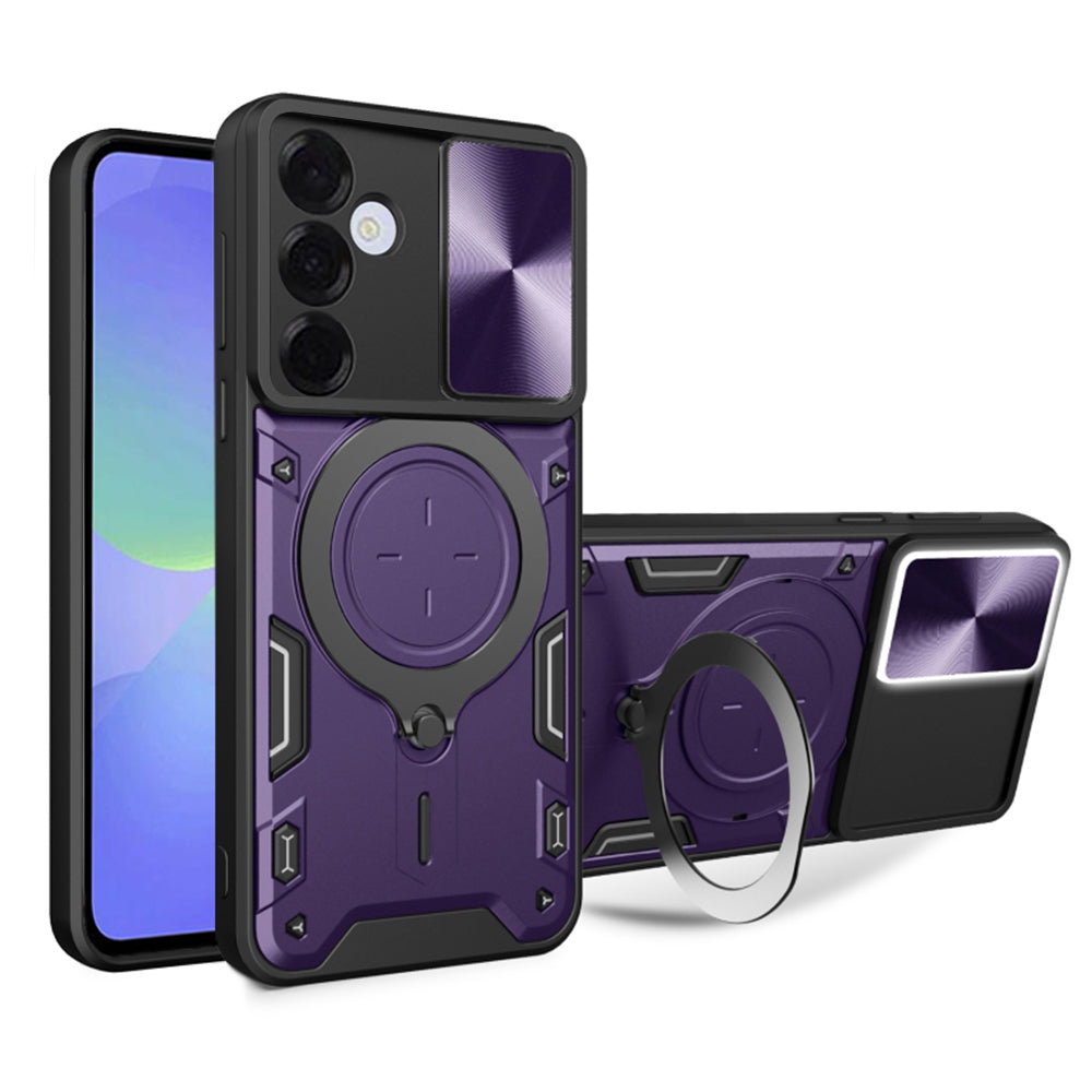 Funda para Samsung Galaxy A36 A366, Techsuit, CamGuard Pro, Morado