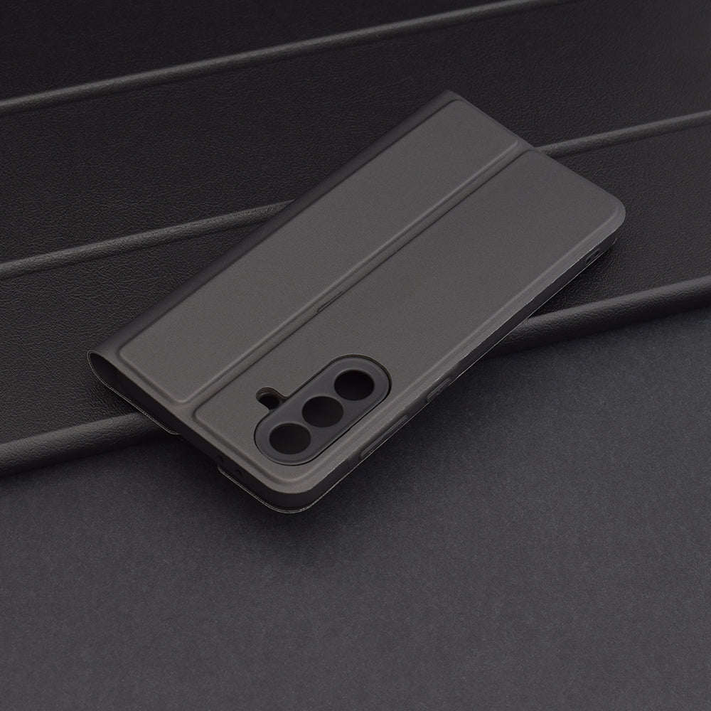 Funda para Samsung Galaxy A36 A366, Techsuit, Magskin Book, Negra